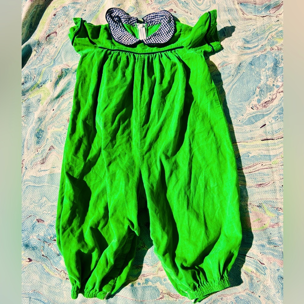 Red Beans green onesie